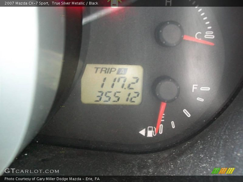 True Silver Metallic / Black 2007 Mazda CX-7 Sport