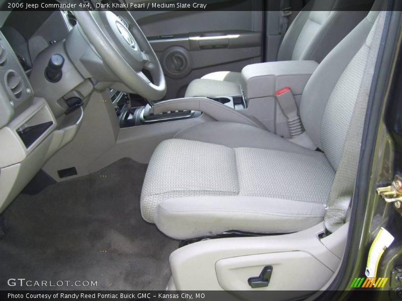 Dark Khaki Pearl / Medium Slate Gray 2006 Jeep Commander 4x4