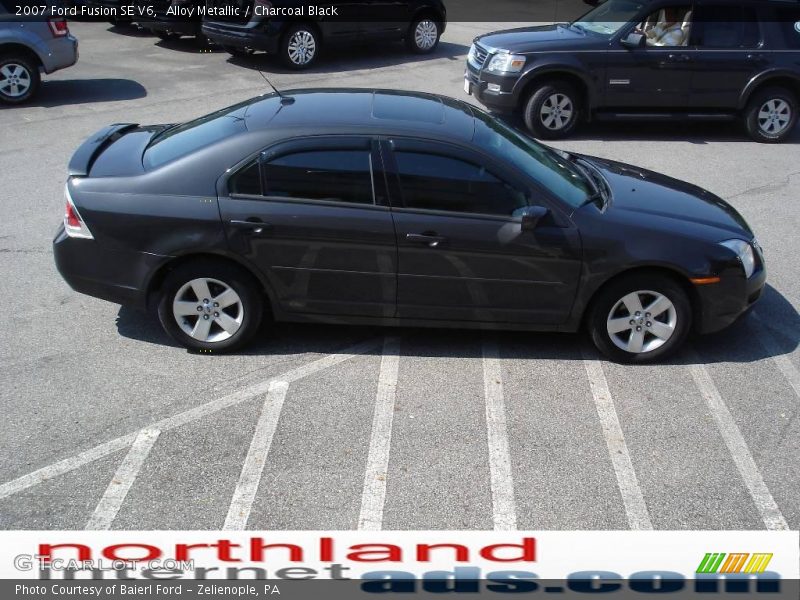Alloy Metallic / Charcoal Black 2007 Ford Fusion SE V6