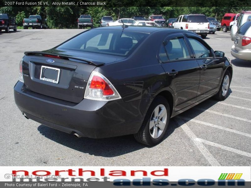 Alloy Metallic / Charcoal Black 2007 Ford Fusion SE V6