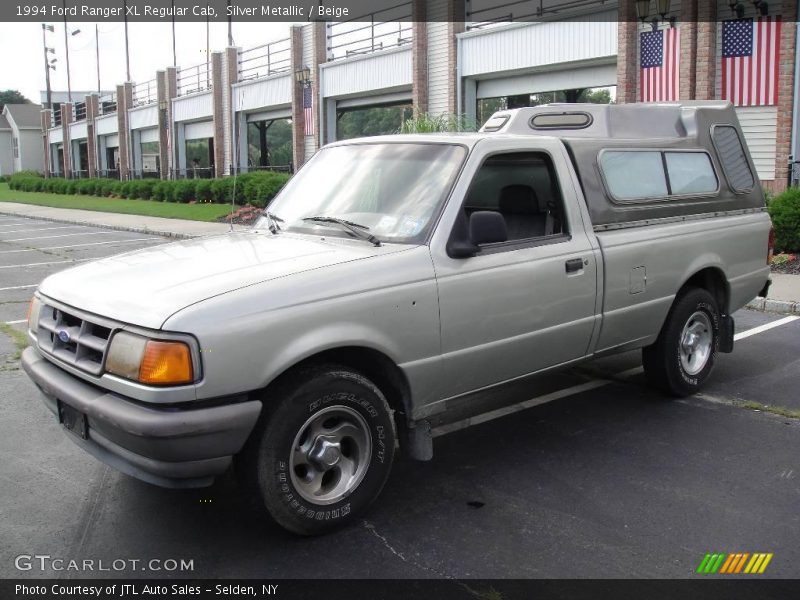 Silver Metallic / Beige 1994 Ford Ranger XL Regular Cab