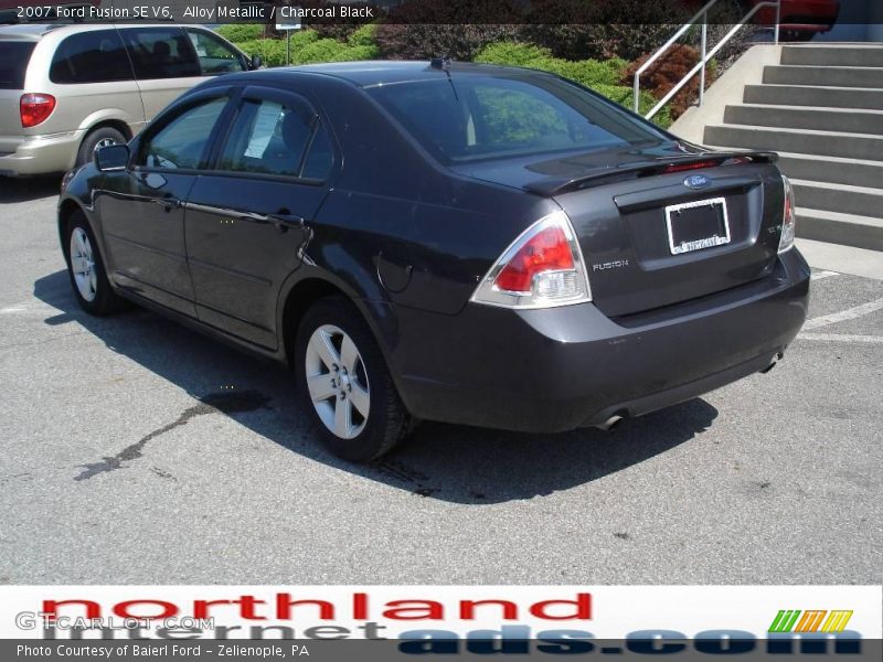 Alloy Metallic / Charcoal Black 2007 Ford Fusion SE V6