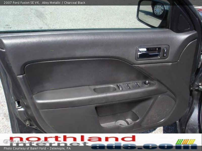 Alloy Metallic / Charcoal Black 2007 Ford Fusion SE V6