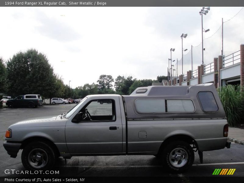Silver Metallic / Beige 1994 Ford Ranger XL Regular Cab