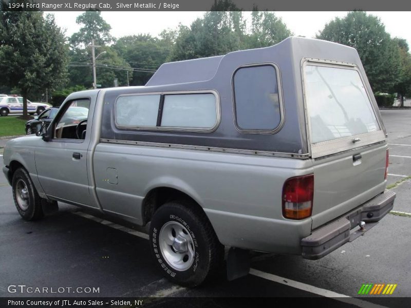 Silver Metallic / Beige 1994 Ford Ranger XL Regular Cab