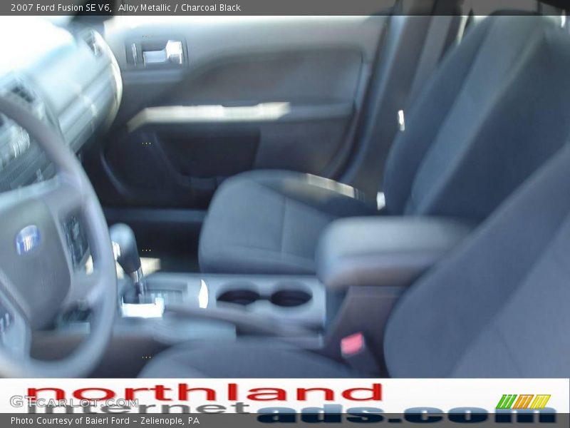 Alloy Metallic / Charcoal Black 2007 Ford Fusion SE V6