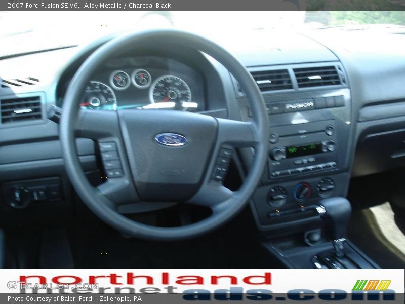 Alloy Metallic / Charcoal Black 2007 Ford Fusion SE V6