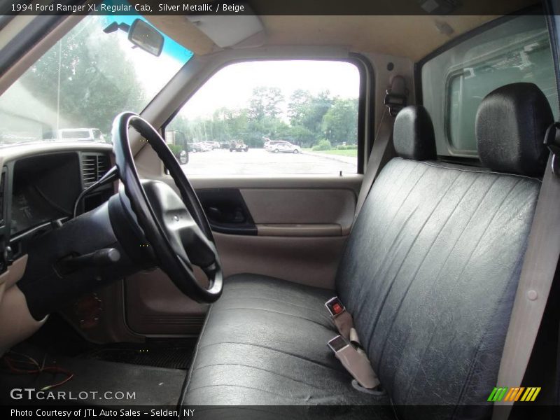 Silver Metallic / Beige 1994 Ford Ranger XL Regular Cab