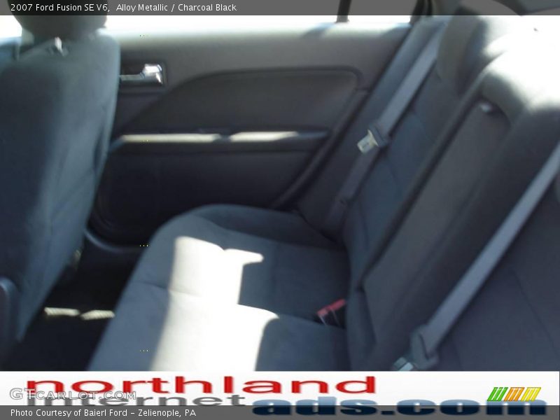 Alloy Metallic / Charcoal Black 2007 Ford Fusion SE V6