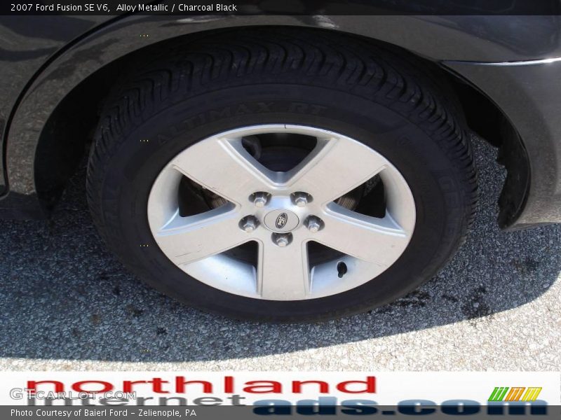 Alloy Metallic / Charcoal Black 2007 Ford Fusion SE V6