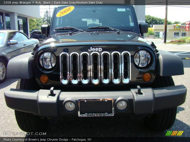 Black / Dark Slate Gray/Medium Slate Gray 2008 Jeep Wrangler X 4x4