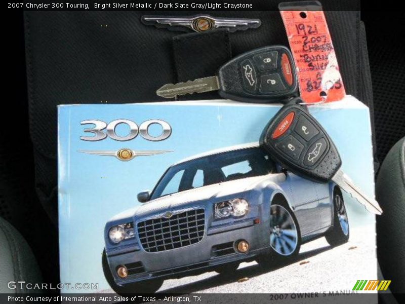 Bright Silver Metallic / Dark Slate Gray/Light Graystone 2007 Chrysler 300 Touring