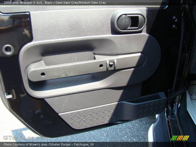 Black / Dark Slate Gray/Medium Slate Gray 2008 Jeep Wrangler X 4x4
