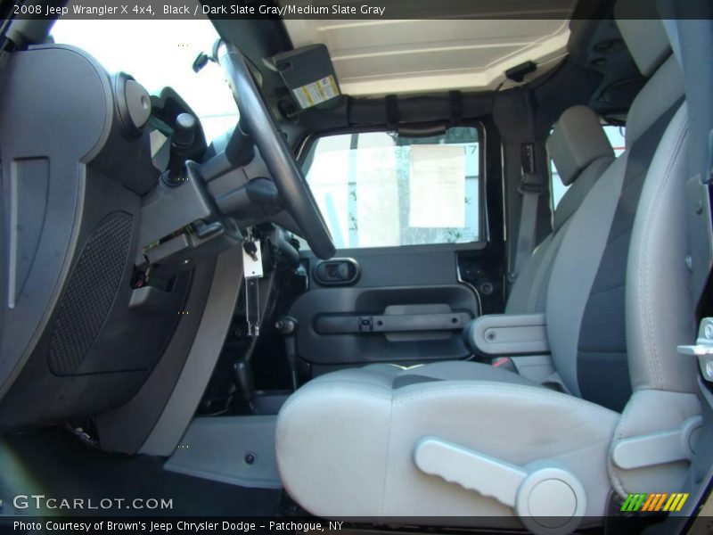 Black / Dark Slate Gray/Medium Slate Gray 2008 Jeep Wrangler X 4x4