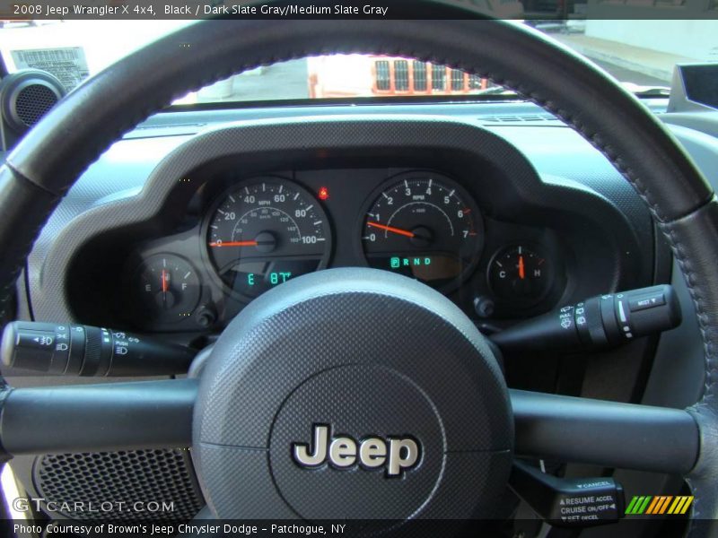 Black / Dark Slate Gray/Medium Slate Gray 2008 Jeep Wrangler X 4x4