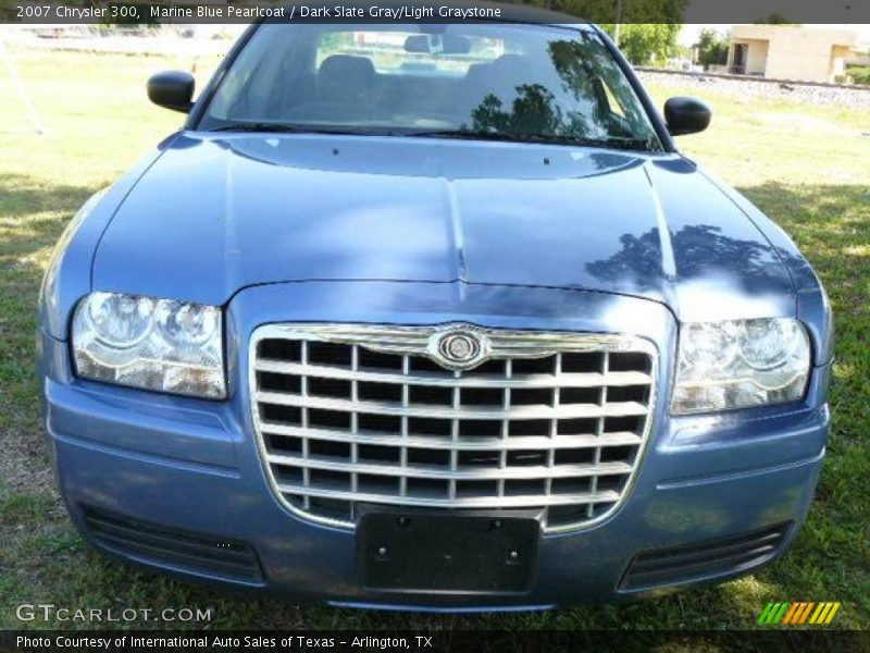 Marine Blue Pearlcoat / Dark Slate Gray/Light Graystone 2007 Chrysler 300