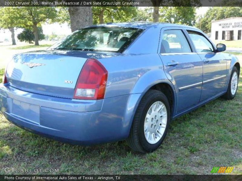 Marine Blue Pearlcoat / Dark Slate Gray/Light Graystone 2007 Chrysler 300