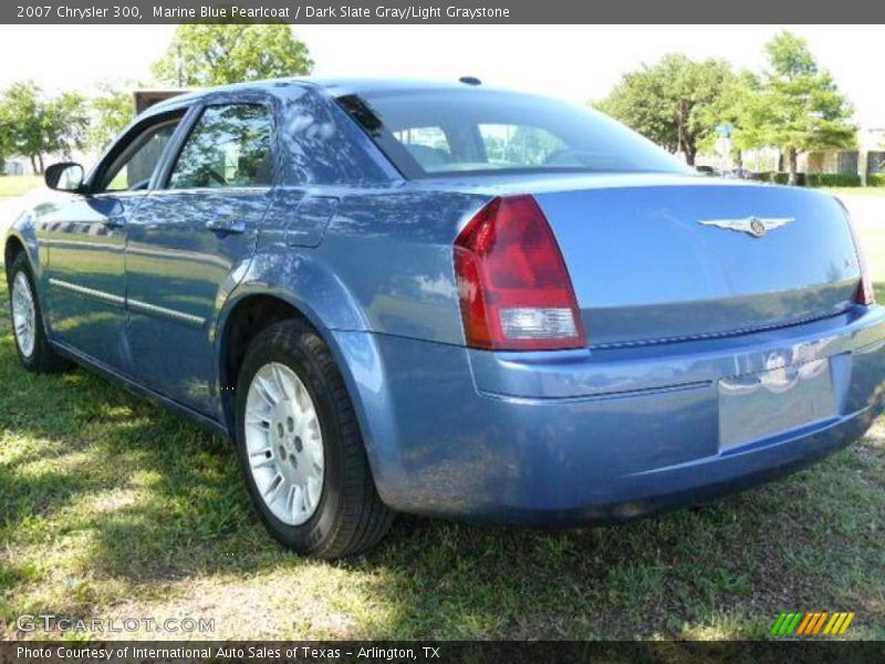 Marine Blue Pearlcoat / Dark Slate Gray/Light Graystone 2007 Chrysler 300