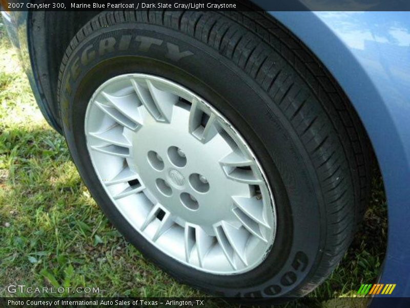 Marine Blue Pearlcoat / Dark Slate Gray/Light Graystone 2007 Chrysler 300