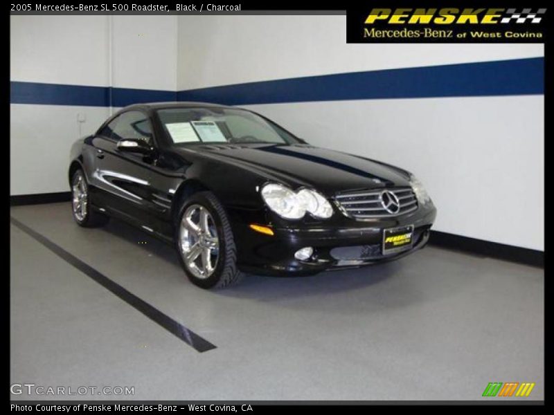 Black / Charcoal 2005 Mercedes-Benz SL 500 Roadster