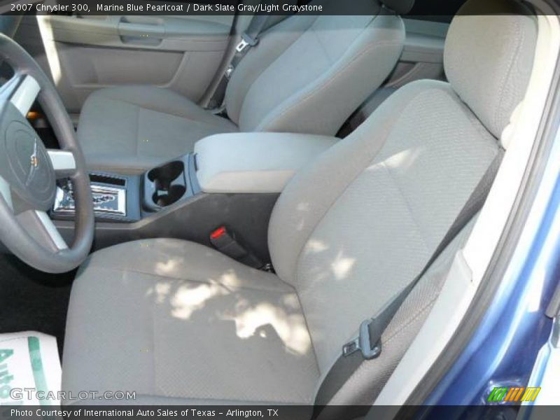 Marine Blue Pearlcoat / Dark Slate Gray/Light Graystone 2007 Chrysler 300