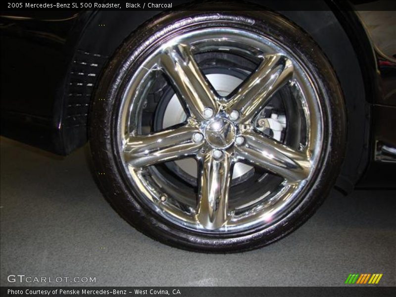 Black / Charcoal 2005 Mercedes-Benz SL 500 Roadster