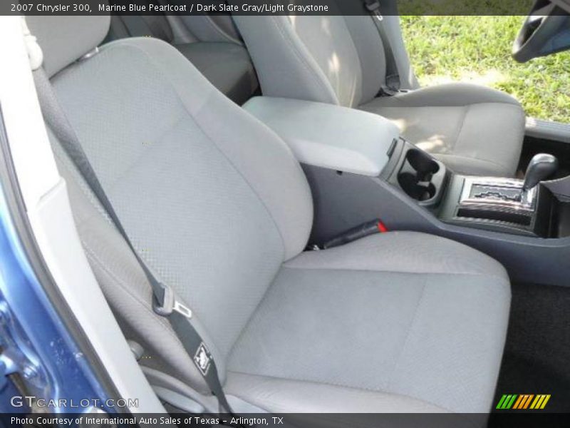 Marine Blue Pearlcoat / Dark Slate Gray/Light Graystone 2007 Chrysler 300