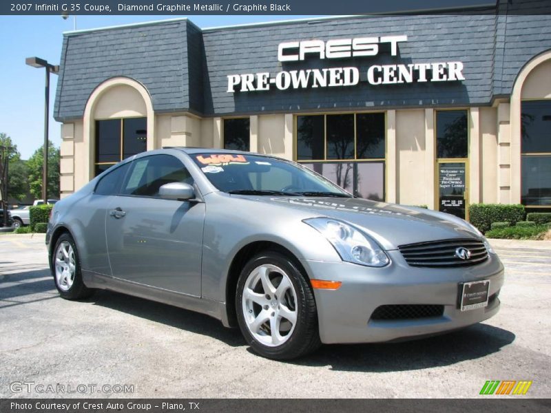 Diamond Graphite Metallic / Graphite Black 2007 Infiniti G 35 Coupe