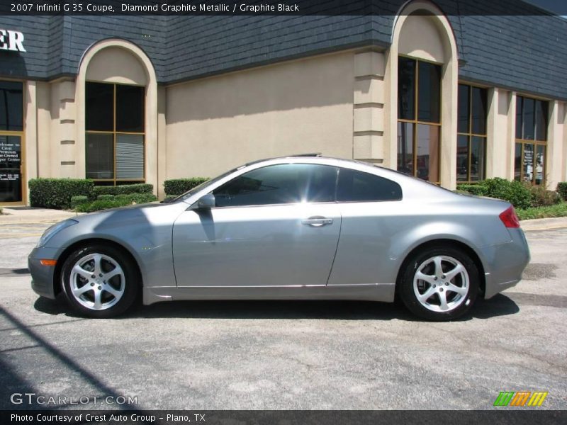 Diamond Graphite Metallic / Graphite Black 2007 Infiniti G 35 Coupe