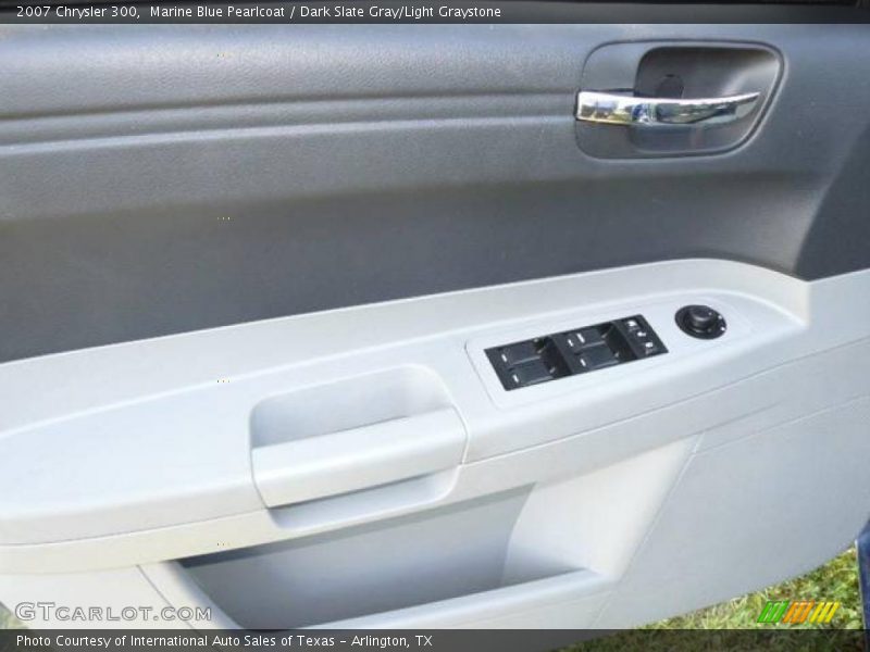 Marine Blue Pearlcoat / Dark Slate Gray/Light Graystone 2007 Chrysler 300