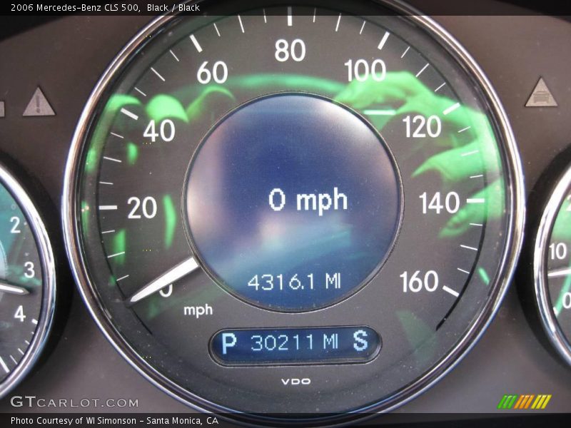 Black / Black 2006 Mercedes-Benz CLS 500