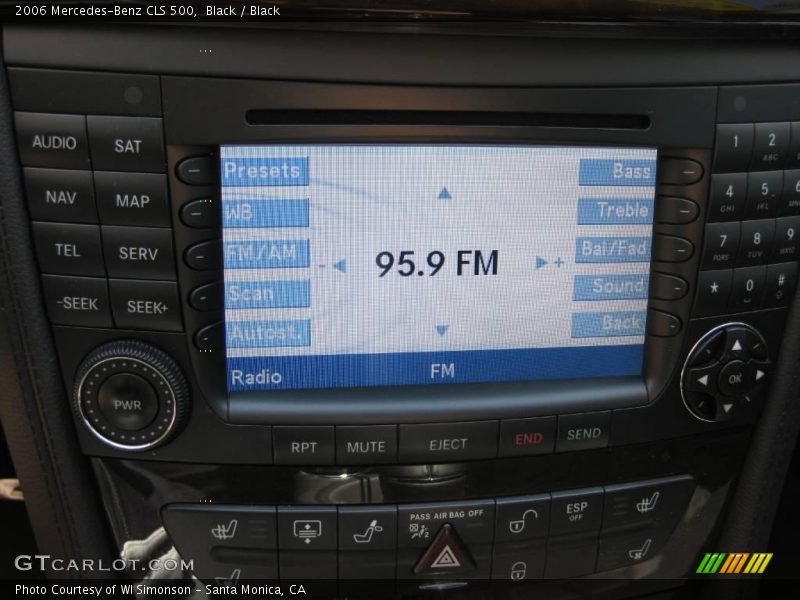 Black / Black 2006 Mercedes-Benz CLS 500