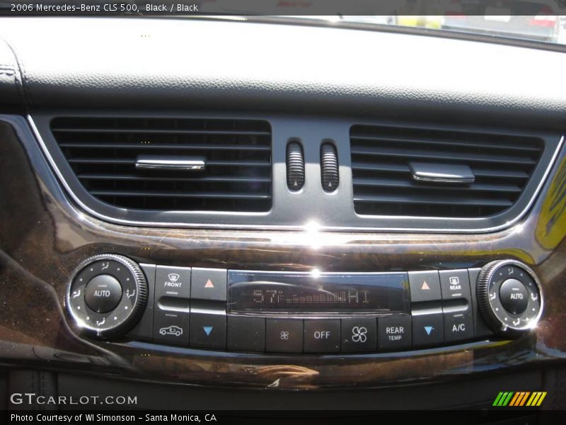 Black / Black 2006 Mercedes-Benz CLS 500