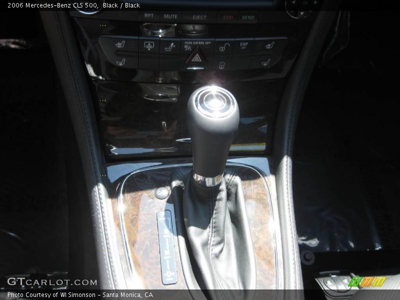 Black / Black 2006 Mercedes-Benz CLS 500