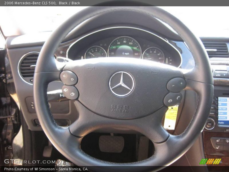 Black / Black 2006 Mercedes-Benz CLS 500
