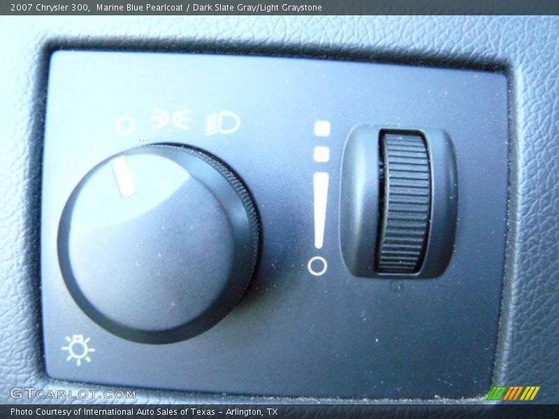 Marine Blue Pearlcoat / Dark Slate Gray/Light Graystone 2007 Chrysler 300