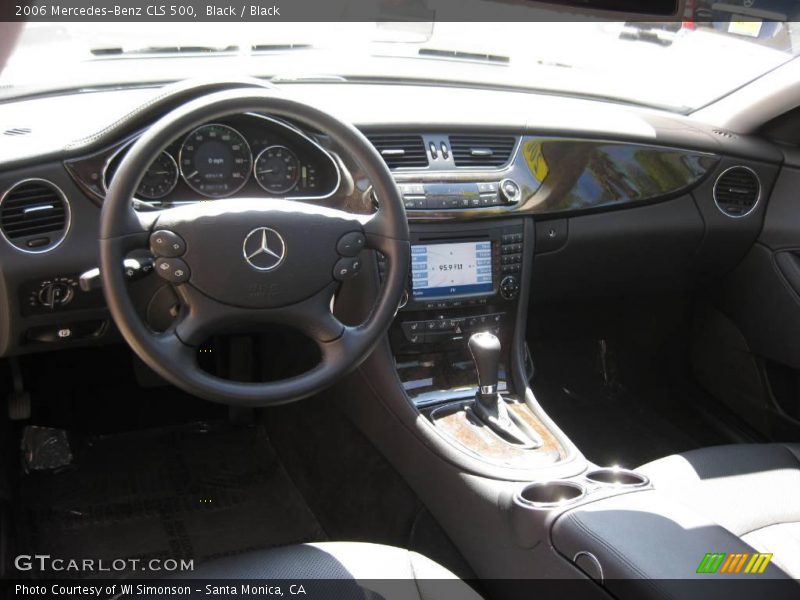 Black / Black 2006 Mercedes-Benz CLS 500