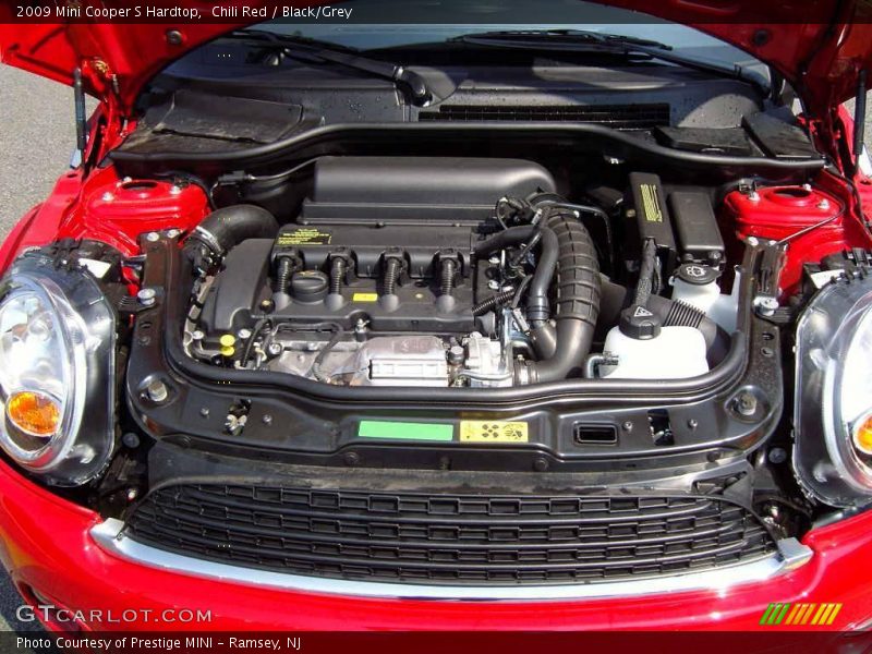 Chili Red / Black/Grey 2009 Mini Cooper S Hardtop