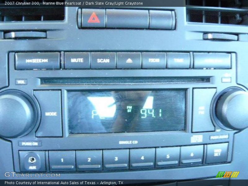 Marine Blue Pearlcoat / Dark Slate Gray/Light Graystone 2007 Chrysler 300