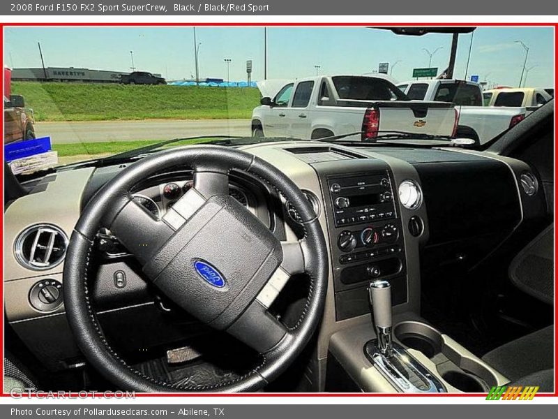 Black / Black/Red Sport 2008 Ford F150 FX2 Sport SuperCrew