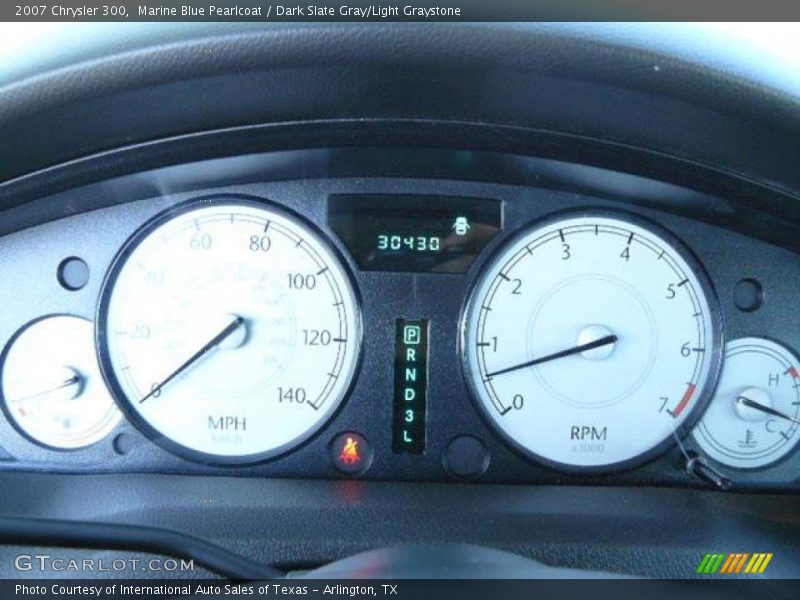Marine Blue Pearlcoat / Dark Slate Gray/Light Graystone 2007 Chrysler 300