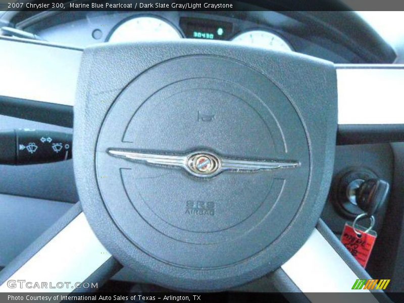 Marine Blue Pearlcoat / Dark Slate Gray/Light Graystone 2007 Chrysler 300