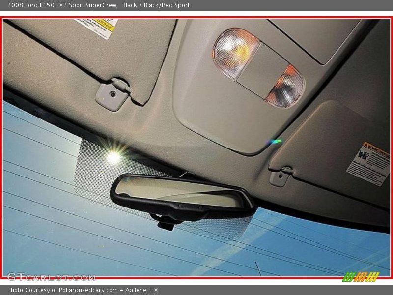 Black / Black/Red Sport 2008 Ford F150 FX2 Sport SuperCrew