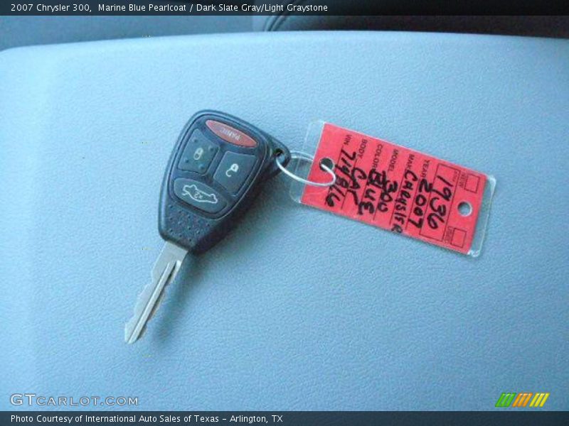 Marine Blue Pearlcoat / Dark Slate Gray/Light Graystone 2007 Chrysler 300