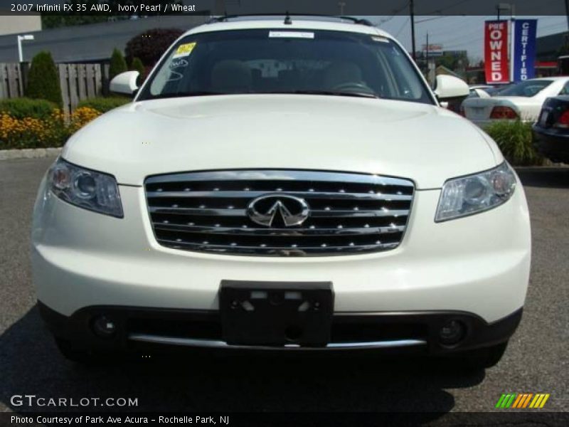 Ivory Pearl / Wheat 2007 Infiniti FX 35 AWD