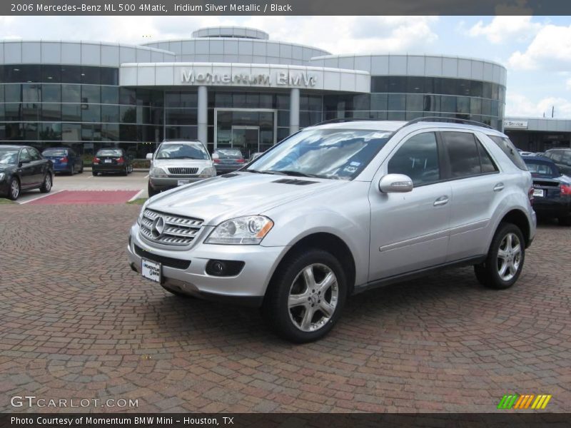 Iridium Silver Metallic / Black 2006 Mercedes-Benz ML 500 4Matic