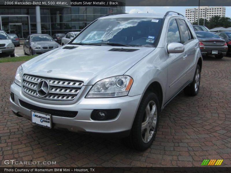Iridium Silver Metallic / Black 2006 Mercedes-Benz ML 500 4Matic
