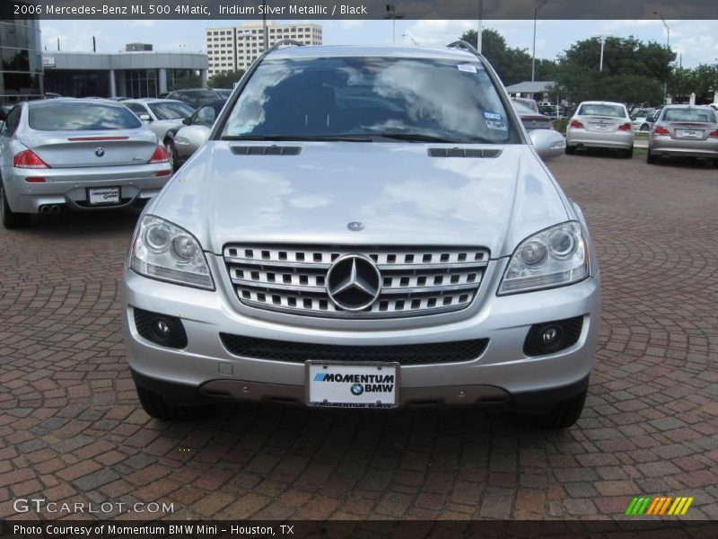 Iridium Silver Metallic / Black 2006 Mercedes-Benz ML 500 4Matic