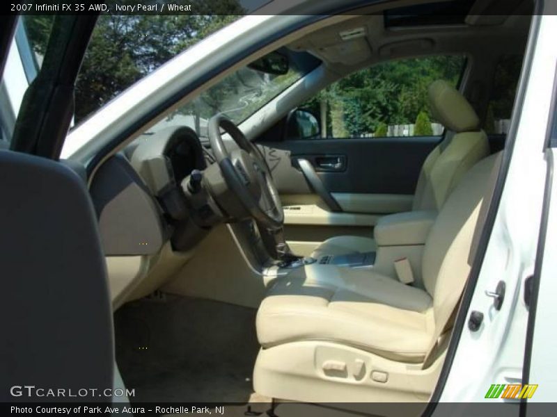 Ivory Pearl / Wheat 2007 Infiniti FX 35 AWD