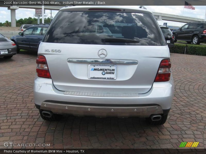 Iridium Silver Metallic / Black 2006 Mercedes-Benz ML 500 4Matic